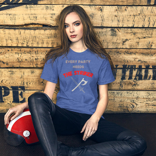 "Party Role - Striker" Premium Short-sleeve Unisex T-shirt