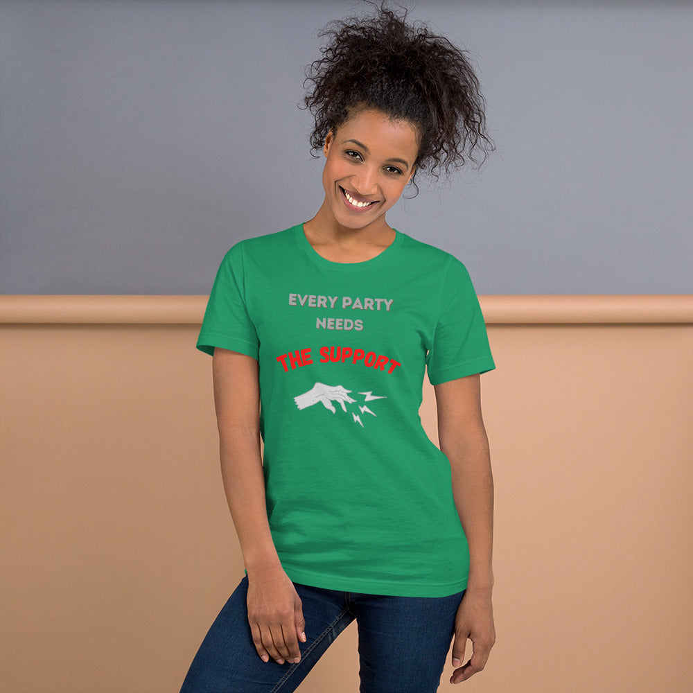"Party Role - Support" Premium Short-sleeve Unisex T-shirt