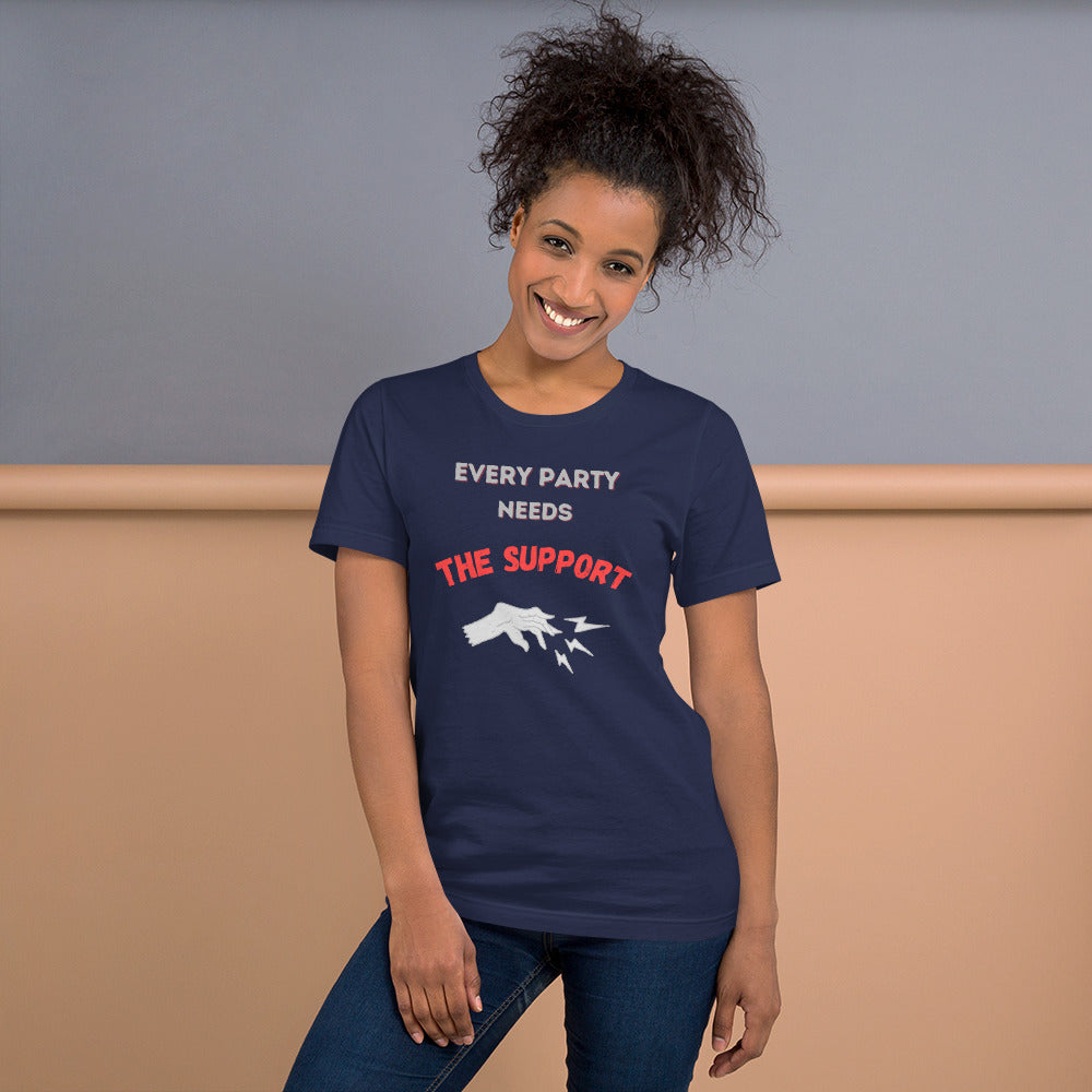 "Party Role - Support" Premium Short-sleeve Unisex T-shirt