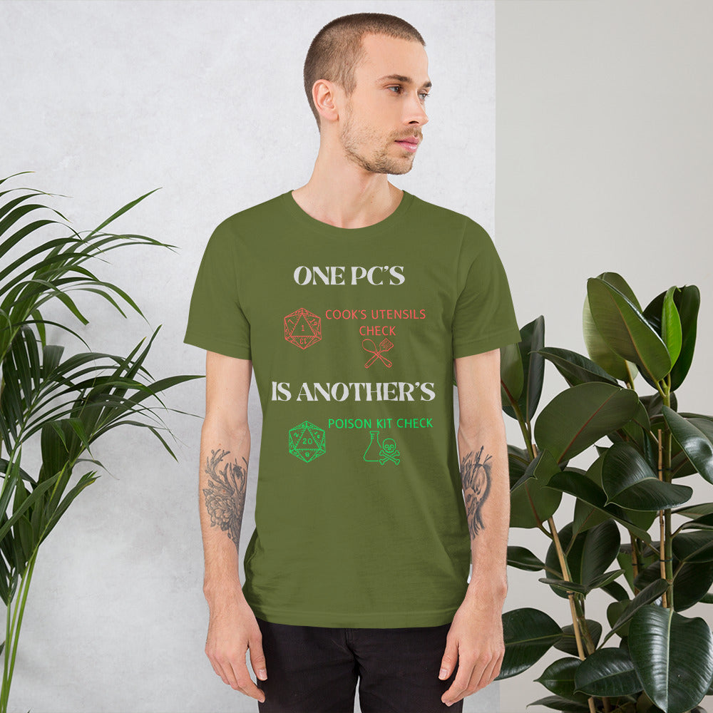 "Nat1 vs Nat20" Premium Short-sleeve Unisex T-shirt