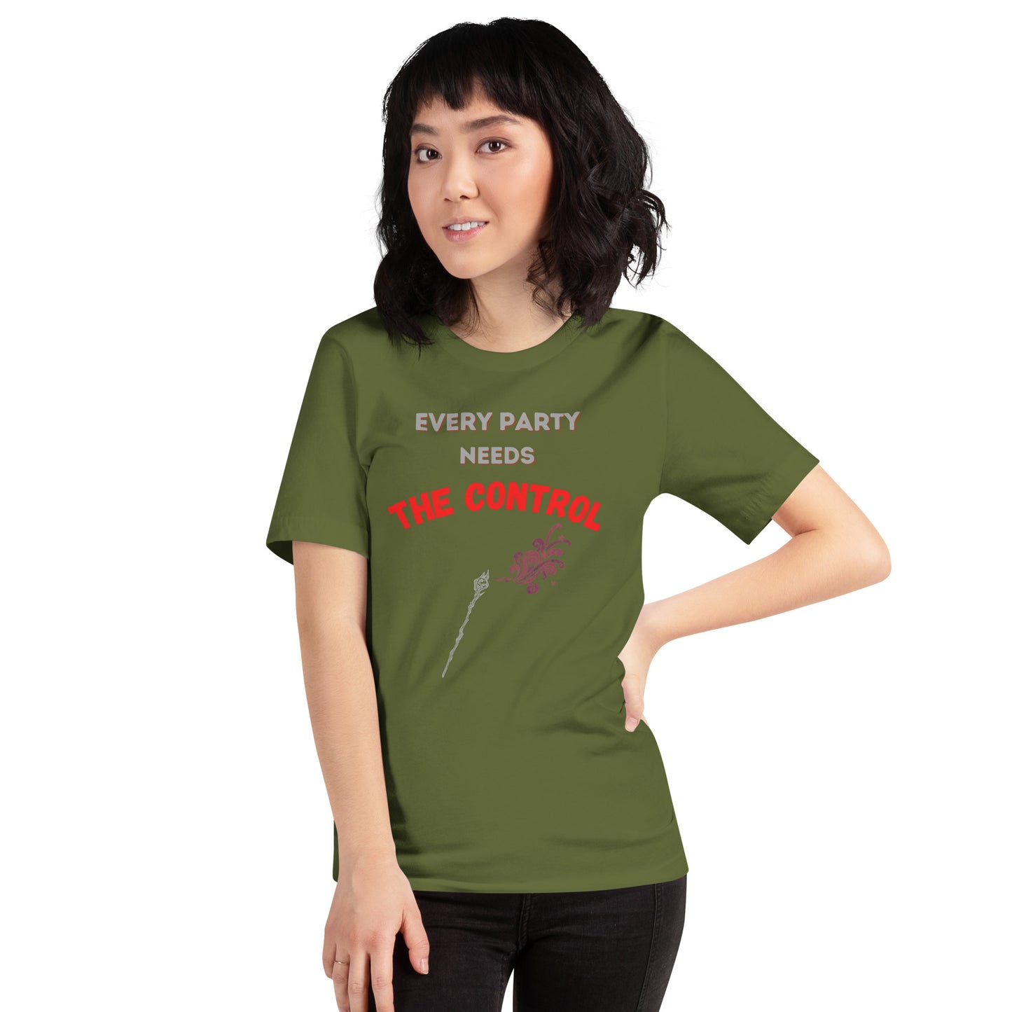 "Party Role - Control" Premium Short-sleeve Unisex T-shirt